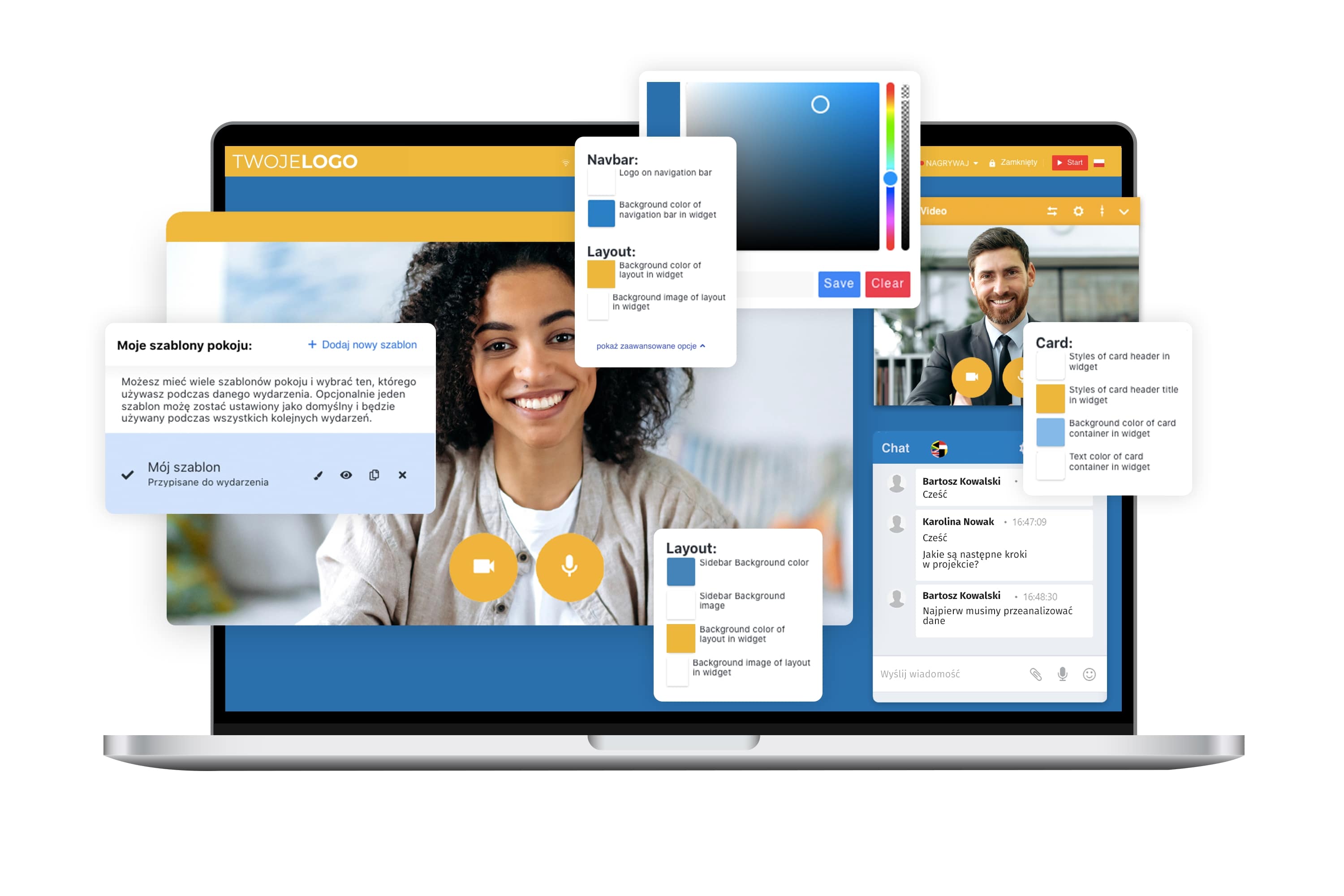 menadżer wygląu branding webinar