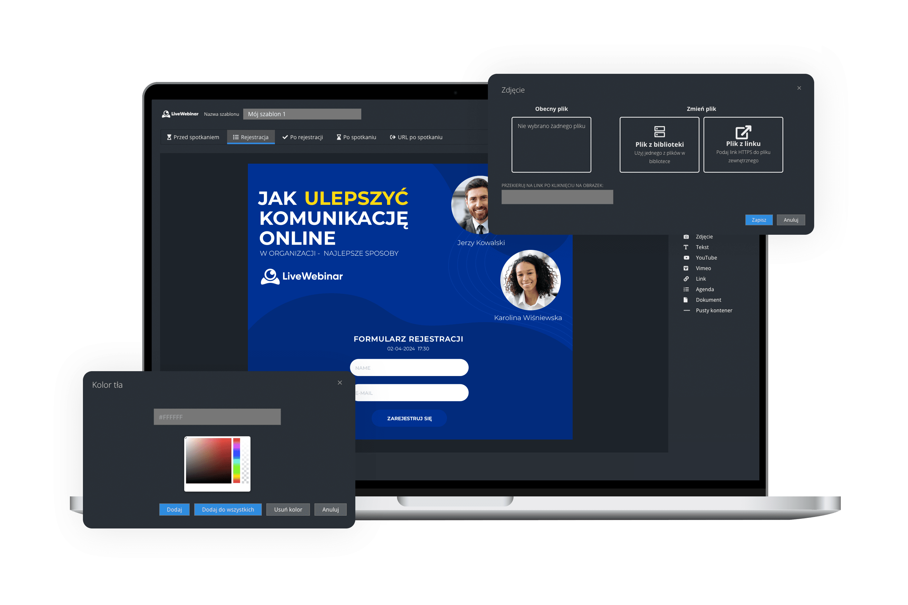 Podzielone pokoje webinarowe 