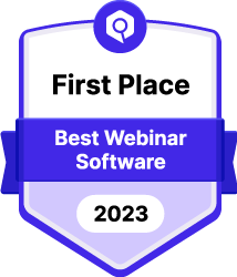 First Place - Best webinar software Softailed - 2023 2023