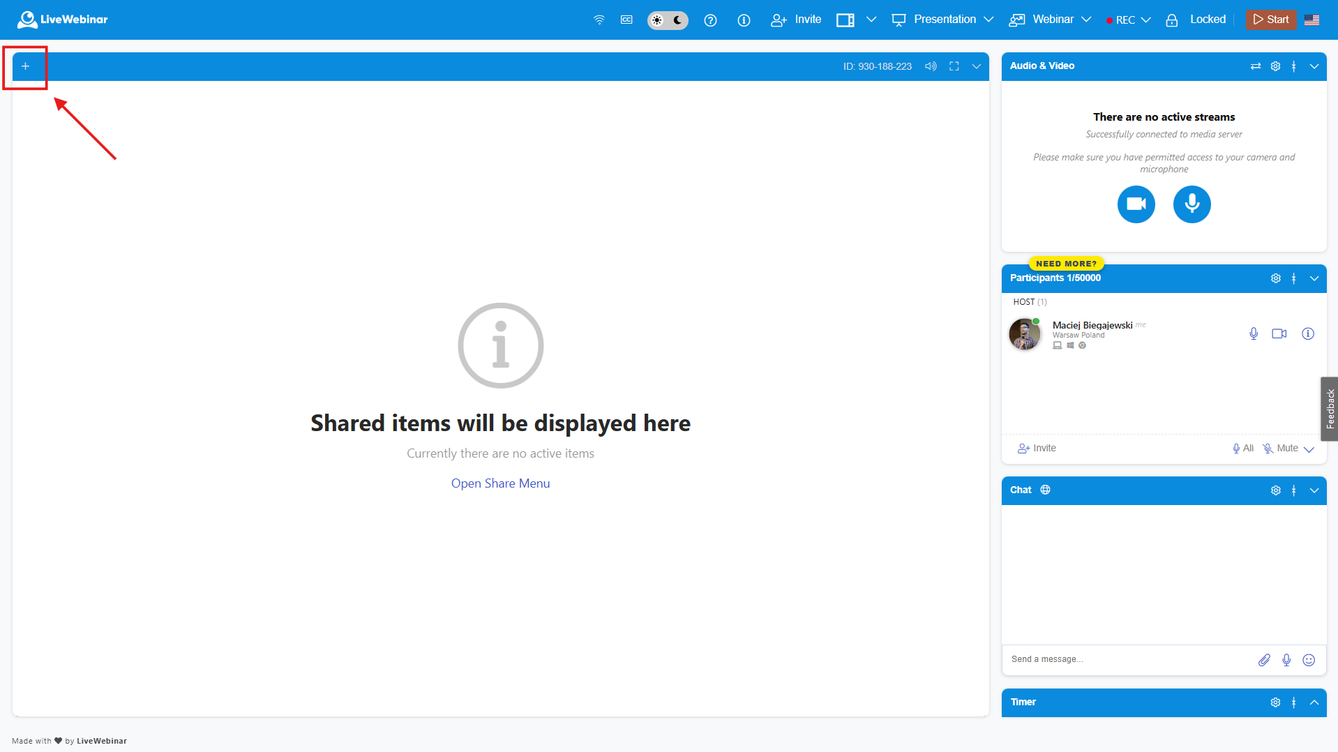 Uploading and Sharing Presentations in LiveWebinar