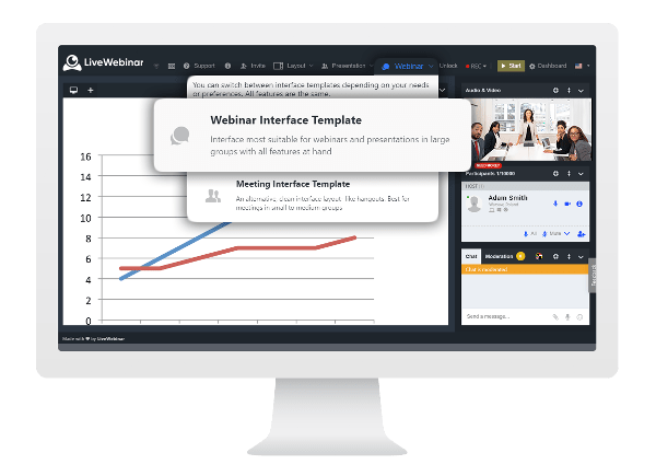 Webinar Interface Template